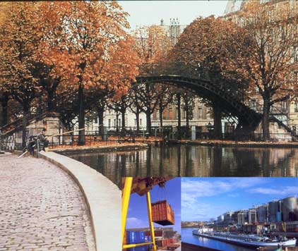 Le canal St-Martin pour les loisirs et les activités industrielles : deux activités complémentaires pour les voies d'eau