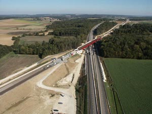 Viaduc de l'Orxois - Franchissement de l'A4