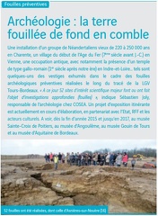Lisea-Express Avril 2013 Fouilles-archeologiques