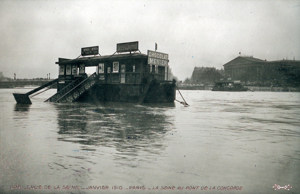 Grande crue de la Seine à PARIS,en 1910