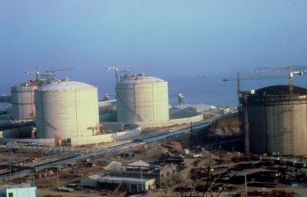 Terminal pétrolier Freyssinet en Corée