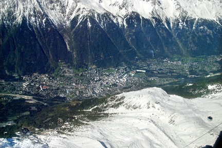 Vallée de Chamonix et voies  d_accès