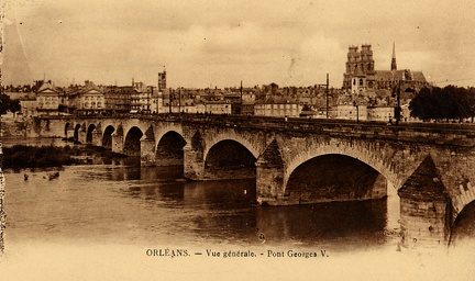 Pont George V ou Pont Royal sur la Loire à Orléans