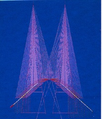 Pont de Normandie - étapes construction -