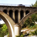 Pont de Collias : construit de 1920 à 1923