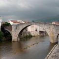 Le Pont Vieux (XIIIème siècle) sur la Sorgue à Saint-Affrique 