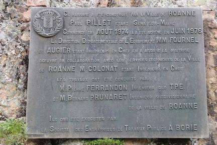 Plaque commémorative