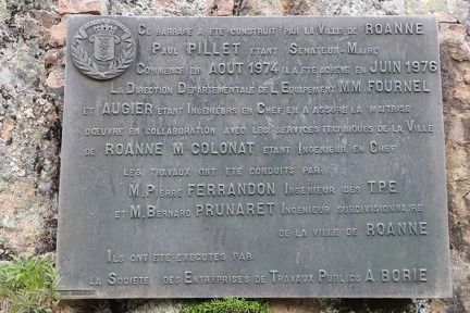 Plaque commémorative