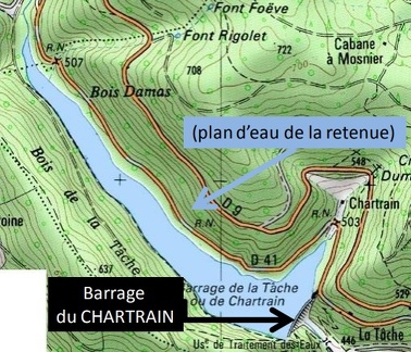 Zone du barrage du Chartrain